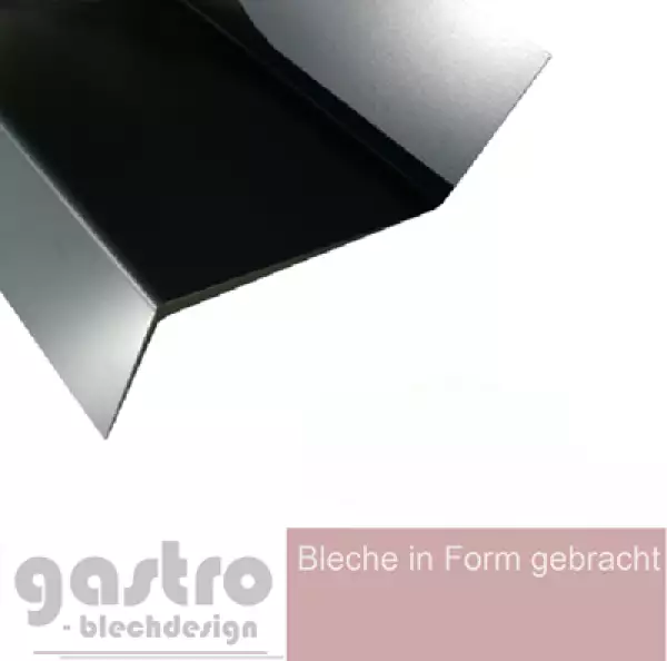 Z-Profil aus Stahl verzinkt RAL7016 anthrazitgrau